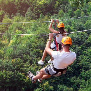 zip lining